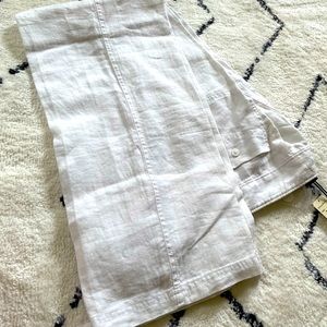 Tommy Bahama Sz6 white linen slacks